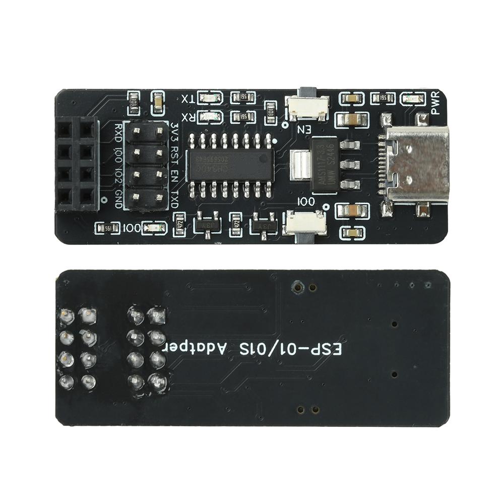 ESP-01/01S Esp8266 Serial Port To Wifi Module Adapter Board Wireless Transparent Transmission Module CH340 Type C