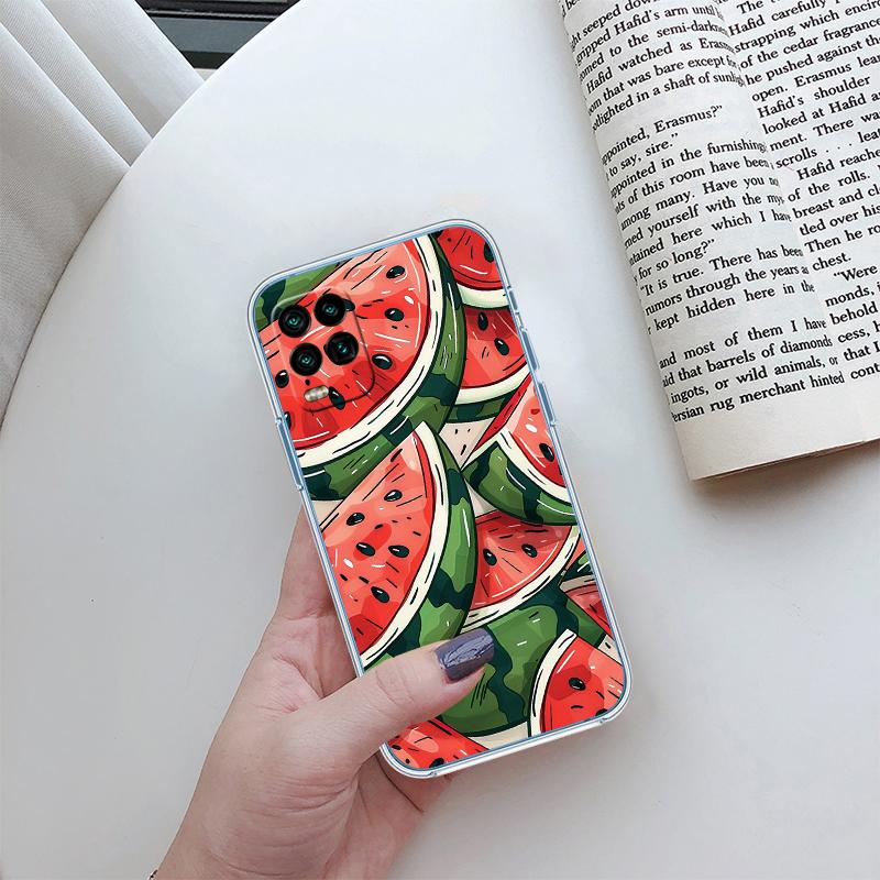 RA8 Cartoon Fruit Watermelon Case for Motorola E13 E15 E20 E22 E22I E22S E30 E32 E40 E7 E7I G Plus Power Play Stylus G22 G14