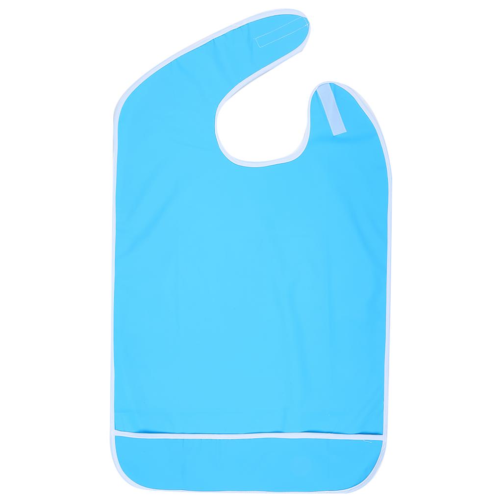 Adult Anti Oil Reusable Rain Proof Bib Apron Eating Bib Dining Aid Protector
