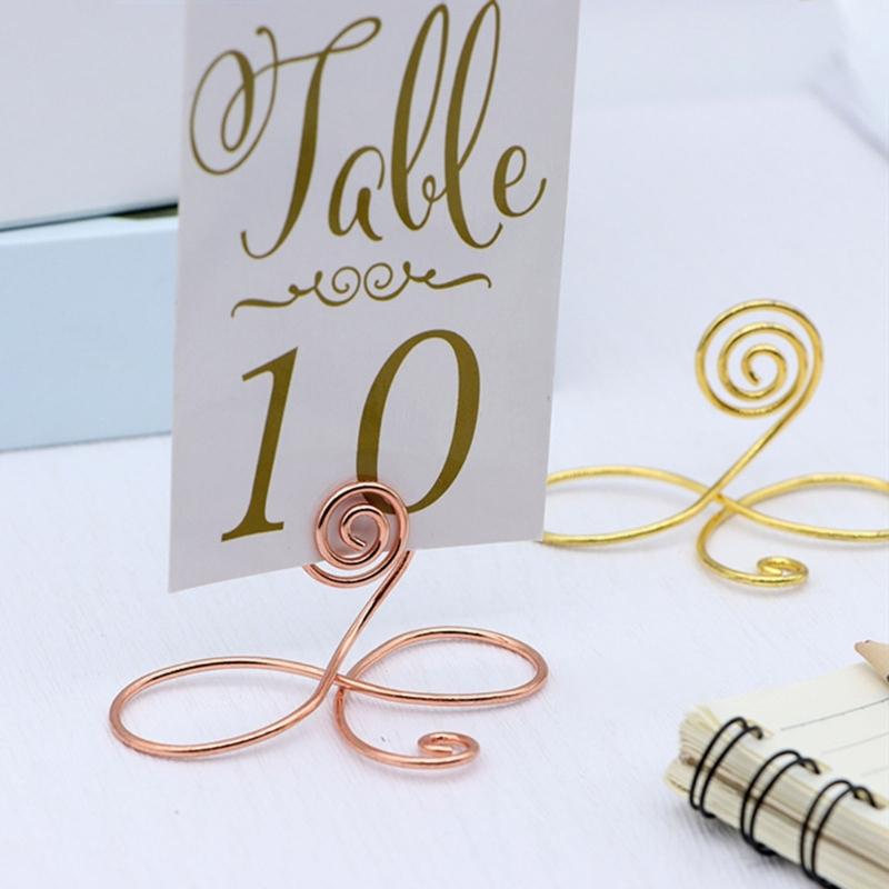 10Pcs Elegant Glasses Design Tables Sign Holders, Unique And Modern Design For Enhancing Wedding And Party Decors