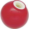 TRUSCO Resin Grip X X 20 Ball, Coreless, Red, 25 M8mm, P-TPB25-8R (Case Sold)