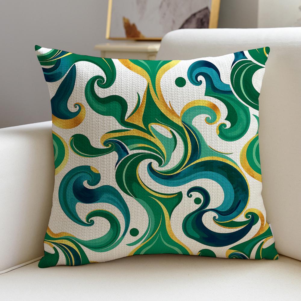 Glamorous LLuxury Glitter Flowing PatternS Cushion Cover Pcs Linen Throw Pillow Covers x x Modern Home Decor