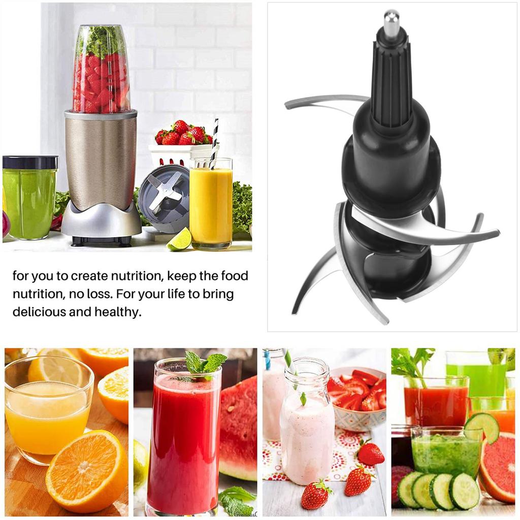 Replacement 6-Blade for Ninja Blender 1100W BL740 Crushing Pitcher 311KKU
