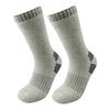 Men Fleece-Lined Socks Winter Thermal Hiking Socks Thick Warm Terry Mid-Calf Socks for Outdoor Sports Skiing Running Daily Wear