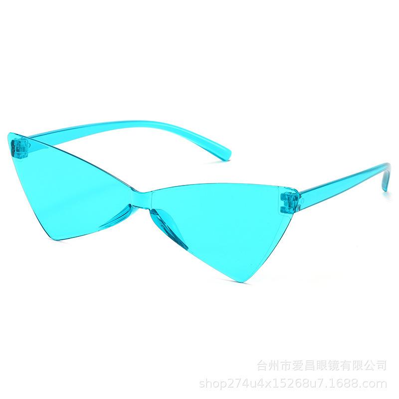Personality Butterfly Frame Sunglasses Trendy Street-Style Candy-Colored European and American Cross-Border Glasses KJ135