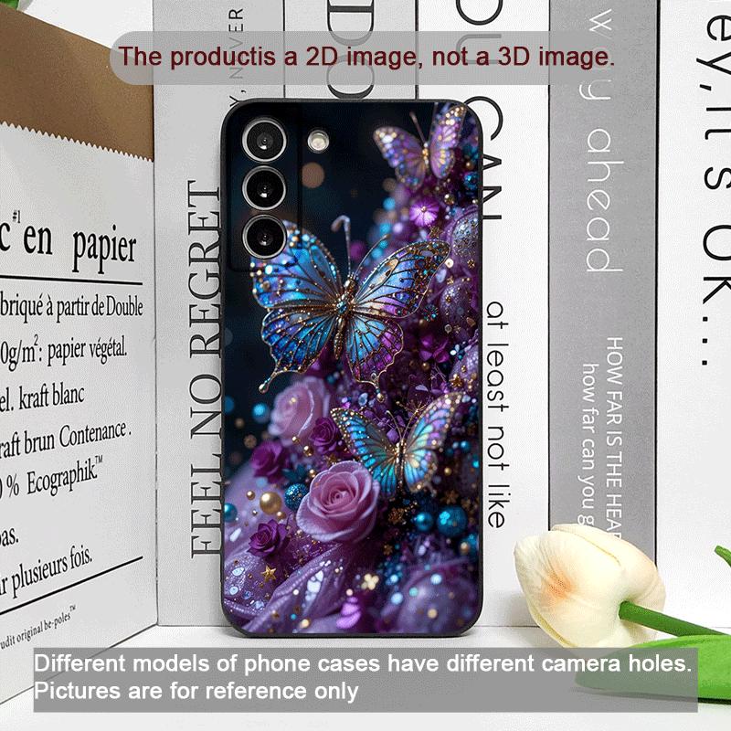 Роскошный Чехол для Телефона с Рисунком Бабочки и Цветы для OnePlus 12 13R 11 10 9 8 Pro Nord 4 N100 CE3 ACE2 ACE3 5G Мягкий Силиконовый Чехол