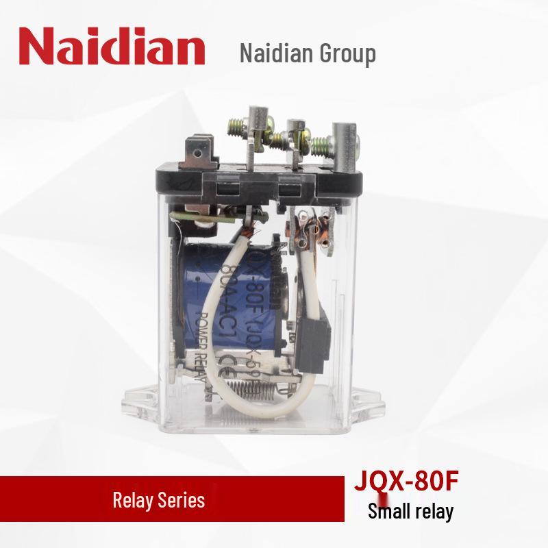 Высокомощное электромагнитное реле JQX-80F/59F 80A 220VAC Переключающее NO/NC
