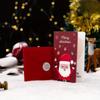3D Pop-Up Рождественские открытки с наклейками для запечатывания конвертов, Сотовые Рождественские открытки, Милая открытка «С Рождеством», Праздничное поздравление, Подарок