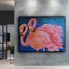 5D DIY Алмазная картина Вышивка крестиком Животное Фламинго Алмазная вышивка Мозаика Настенное украшение для дома