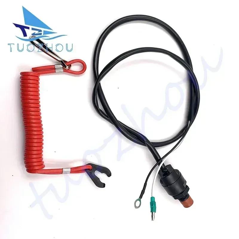 66T-82575-01 Kill Stop Switch 2 Stroke 15HP 30HP 40HP For Yamaha Outboard Motor Boat Accessories Marine