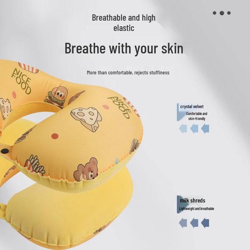 Kashisong Travel Inflatable U-shaped Neck Pillow