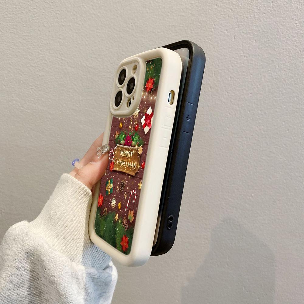 Чехлы для телефонов Ae111 с рождественским дизайном для Xiaomi 14T 12 11 Lite 5G NE Redmi 13C 14C 9C 9a A3 Note 12 Pro 10 11s Angel Eye Ladder Защитный чехол