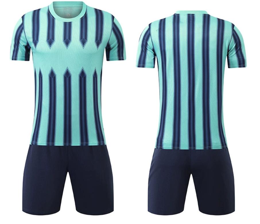 Custom OEM Soccer Jersey Set for Adults - High Quality Football Kits with Team Logo Printing, Multiple Sizes Available