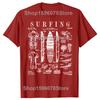Funny Surfboard Surfing Vintage Patent Surfer T Shirts Men Cotton Humor Streetwear Tee Shirt Short Sleeve Unisex Loose Clothing