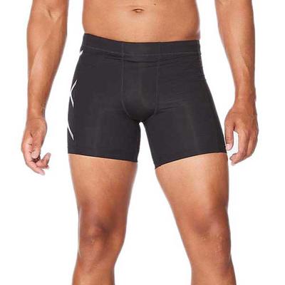 Компрессионные шорты Two Times You x (2XU) 1/2 MA4508B-BLK/SIL (Черный/Серебристый/M/Мужской)