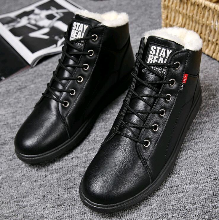 Мужские ботинки зимние осенние ботильоны мотоциклетные ботинки зимние ботинки рабочие оксфорды зимняя мужская обувь 569
