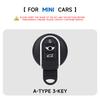 Genuine Leather Car Key Case Cover Key Bag For BMW Mini Cooper Clubman Countryman R55 R56 R57 R58 R59 R6 Protect Set Accessories w1
