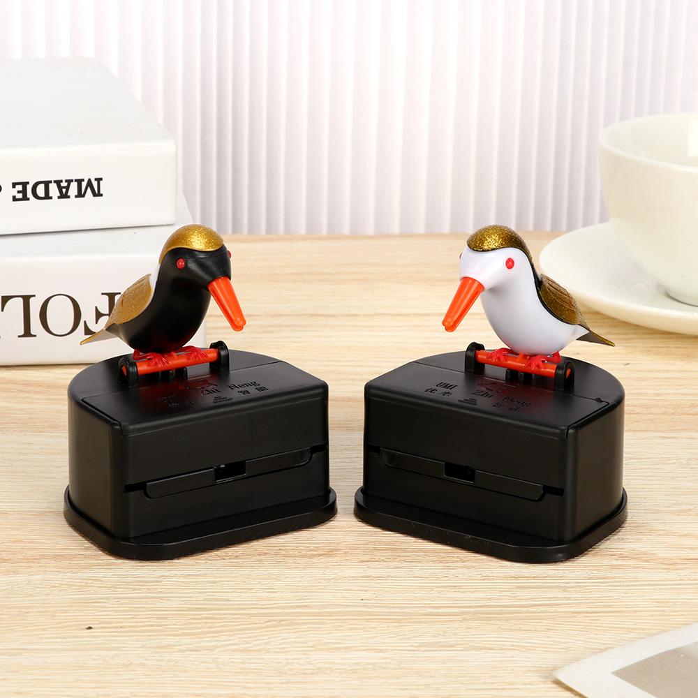 Cute Plastic Automatic Toothpicks Container Toothpick Dispenser Bird Toothpick Holder Box