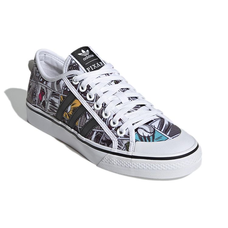 Кроссовки унисекс Disney Pixar x adidas Nizza Comics Белый Облачно-белый Основной черный GX0994
