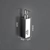 Chrome/Brushed/Black Stainless Steel Liquid Soap Dispensers Shampoo Bathroom Accessories Hotel Hardware Washing Portable Machine