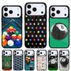 Чехол для телефона Бильярд Снукер 8 Шаров для iPhone 17 16 15 14 13 Pro Max Задняя крышка для 12 11 Pro Coque