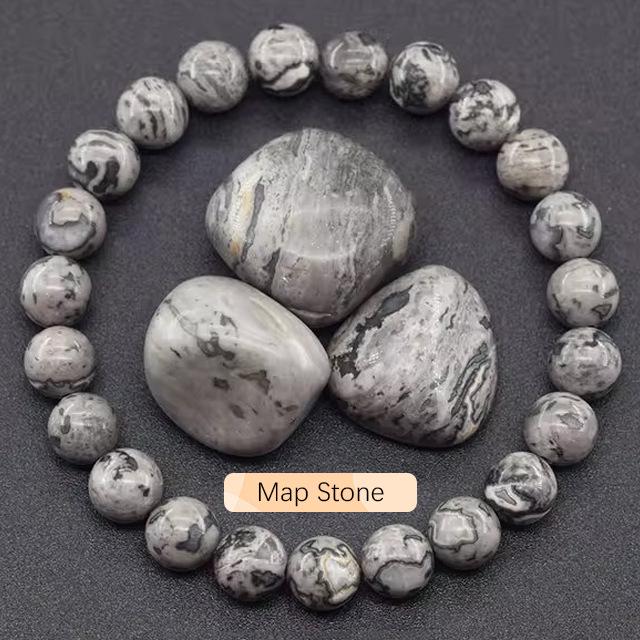 SHINE/TK 8mm Apatite & Sunstone Beaded Bracelet with Agate Crystal and Raw Stones