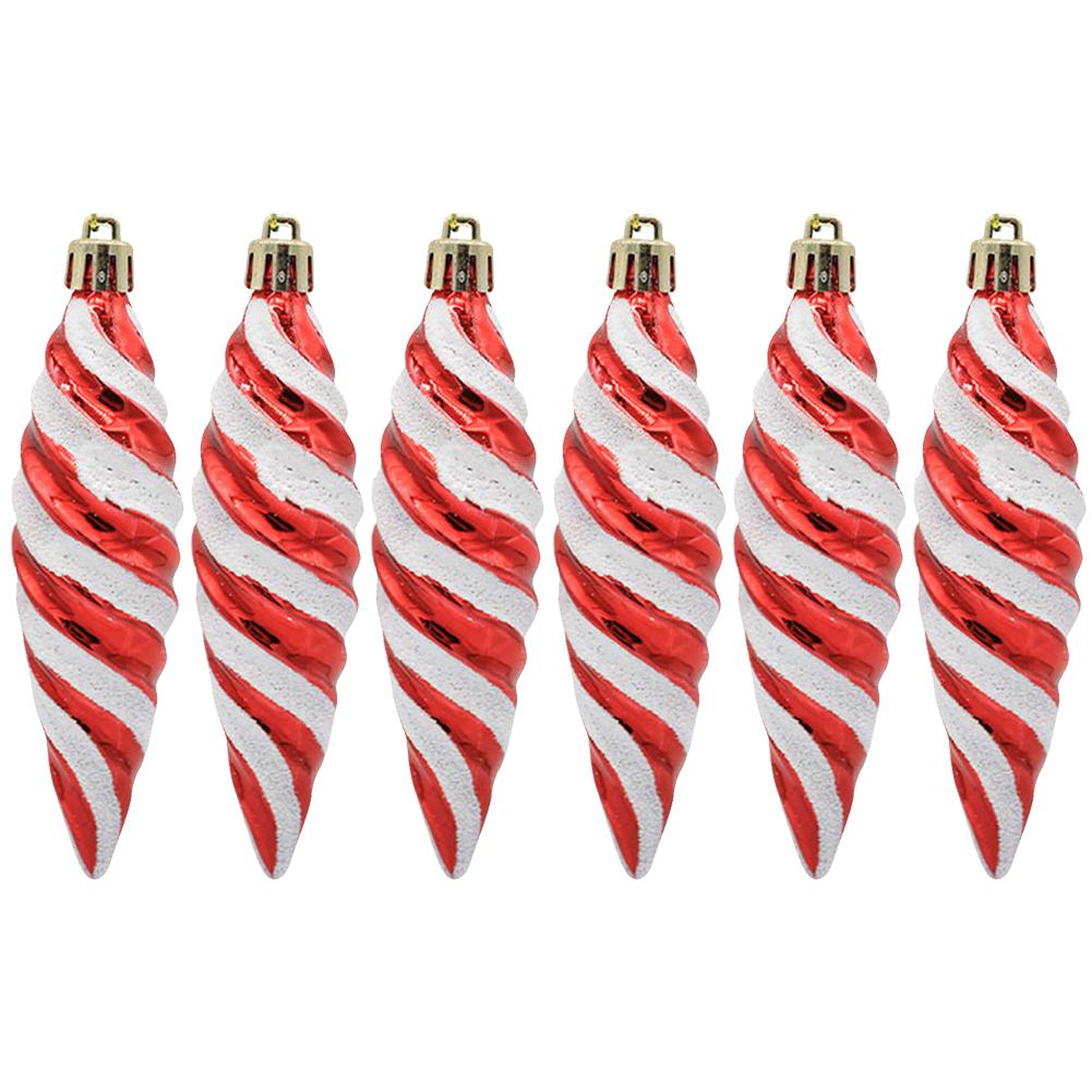 6 шт. Конфетная трость, украшение на рождественскую елку, украшение на рождественскую елку, рождественский венок для вечеринки