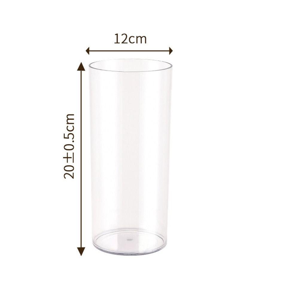 Acrylic Flower Vase Modern Deep Water Flower Pot Household Flower Bucket  Living Room
