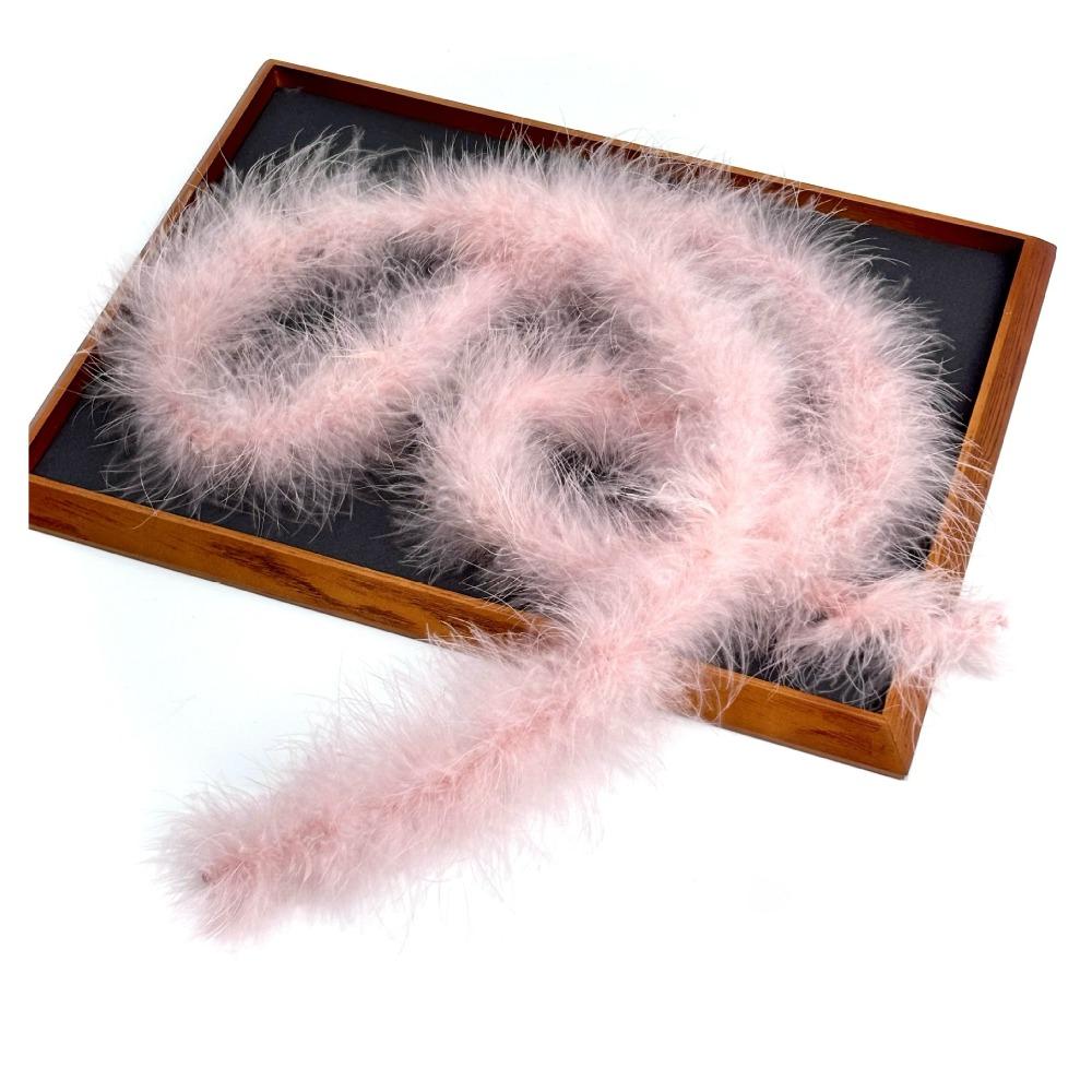 Винтажный длинный пояс с перьями Декор для джинсов Пояс с перьями индейки Ретро Плюшевый пояс с кисточками Streetwear