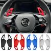 Shifter Paddle For Skoda RS MK4 Octavia IV Scout ENYAQ Iv Karoq Kodiaq Scala Car Steering Wheel DSG Extension Stickers