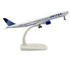 Масштаб 1/400 Металлический сплав United Airway B777 20 см Литая модель самолета United 777 Airways Модель самолета Игрушки для детей F
