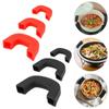 Frying Cast Iron Skillet Pan Insulation Clips Pot Handle Cover Pot Handle Protectors Silicone Lid
