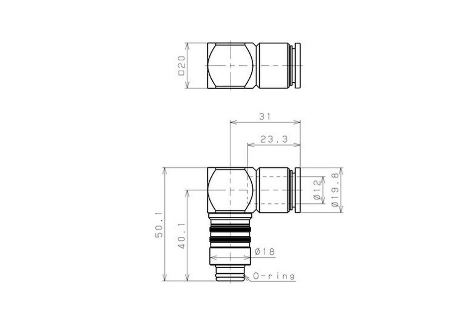 Japan PISCO AKL Mold Fittings: AKL8-6P, AKL8-8P, AKL10-8P, AKL10-10P, AKL10-12
