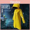 Vibrant Yellow Little Nightmares 2 Six Cosplay Costume With Waterproof Raincoat