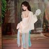 Sex Underwear Sexy Perspective Belly Pocket Smock Sexy Suit Seductive Polyester Hanfu Women