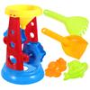 5 PCS Toy Sand Bucket Toys for Kids Animal Sandbox Playing Clock Seaside