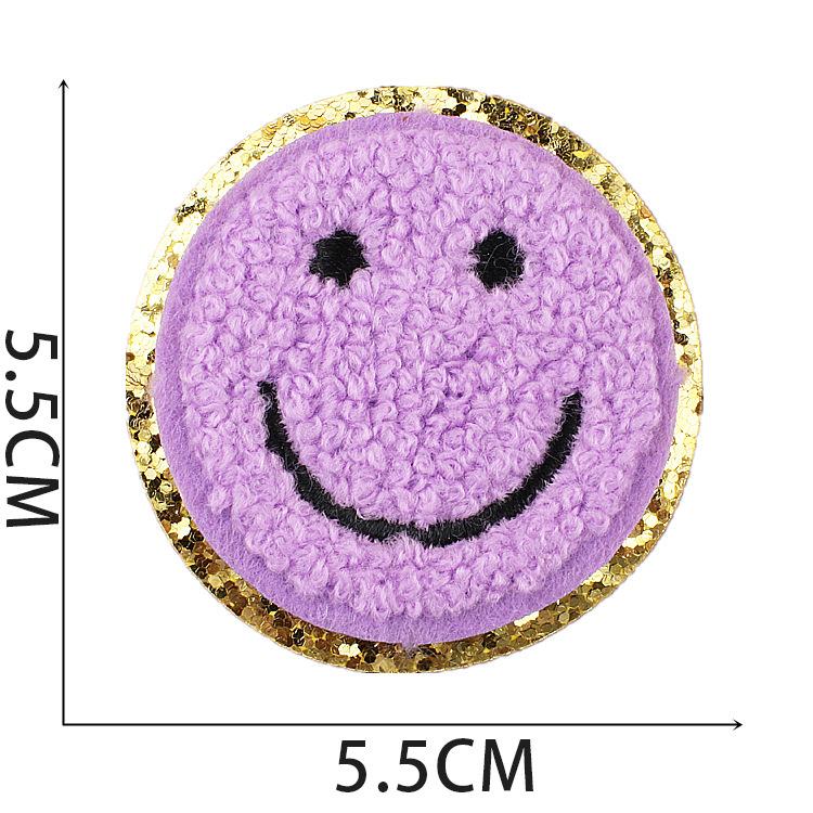 Новая Вышитая Тканевая Наклейка Радужная Нашивка-Наклейка Любовь Смайлик Компьютерная Вышивка Значок Мальчик Украшение для Сумки Вышивка на Полотенце Раковина