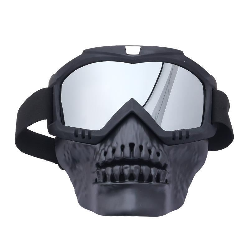 Outdoor Motorcycle Riding Goggles Skull Mask Ghost Mask Harley Windproof Direct Delivery Windproof Upgrade