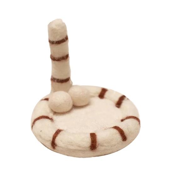 Фетровая подставка под кружку в виде кошачьей попы Смешные подставки под кофе Мягкие впитывающие коврики для стола Элегантный декор для дома Подарок для любителей кошек