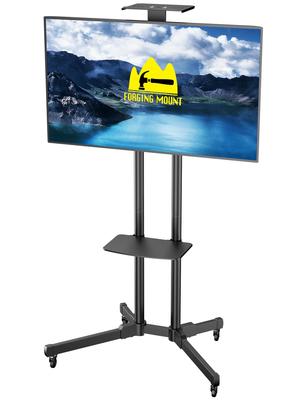 Подставка под телевизор FORGING MOUNT с телевизором, совместимая с дюймовым телевизором, высокая двухколонная стойка с грузоподъемностью до 50 кг, место для домашнего коммерческого дисплея