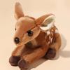 Bright Color Sika Deer Plush Soft Dolls Simulation Deer Toy Boys Girls Stuffed Deer Dolls  Kids Toy