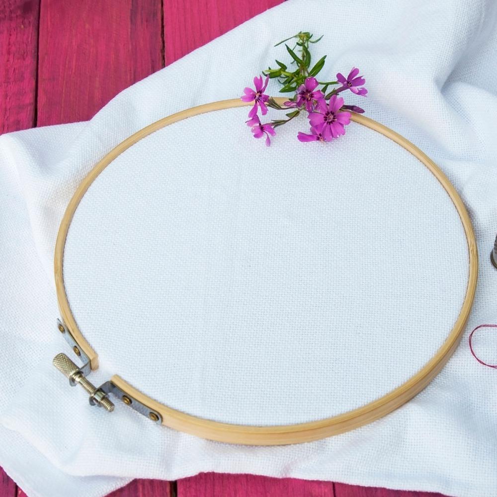 Beech Wood Wood Embroidery Hoop Adjustable Tightness DIY Embroidery Hoop For DIY Sewing