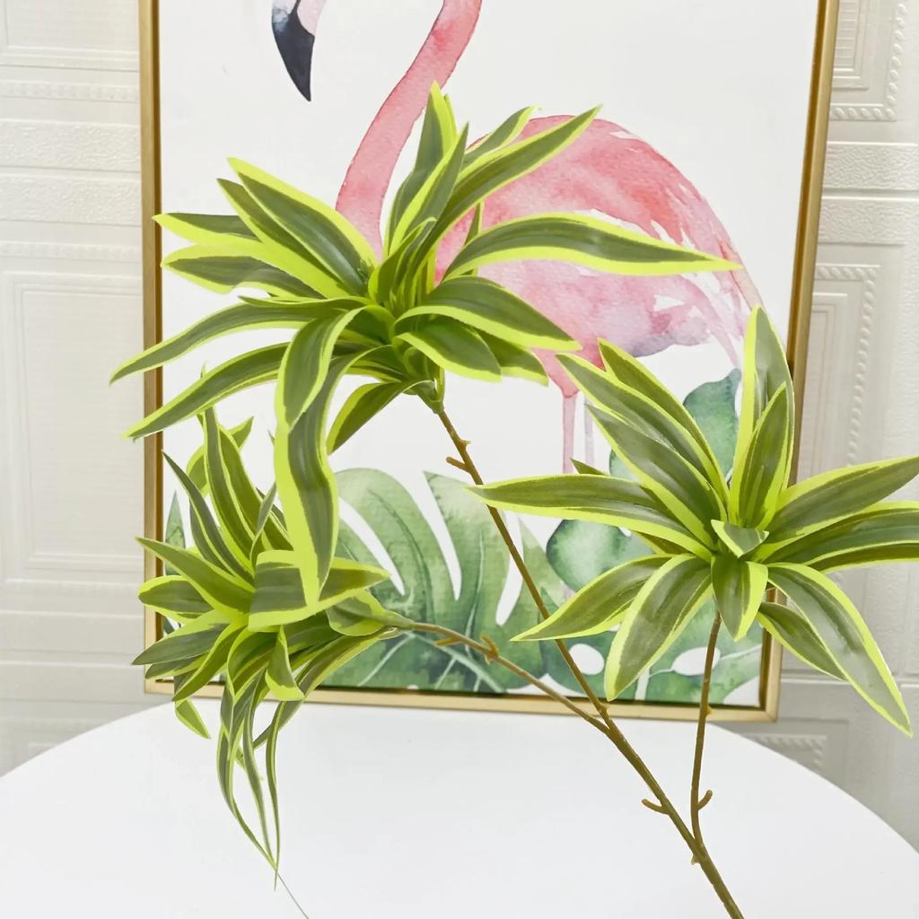 Лесная свадьба Имитация Растения Пластиковые Поддельные Листья Ветки Лилии Искусственные Зеленые Растения Горшечные Садовые Украшения Без Горшков