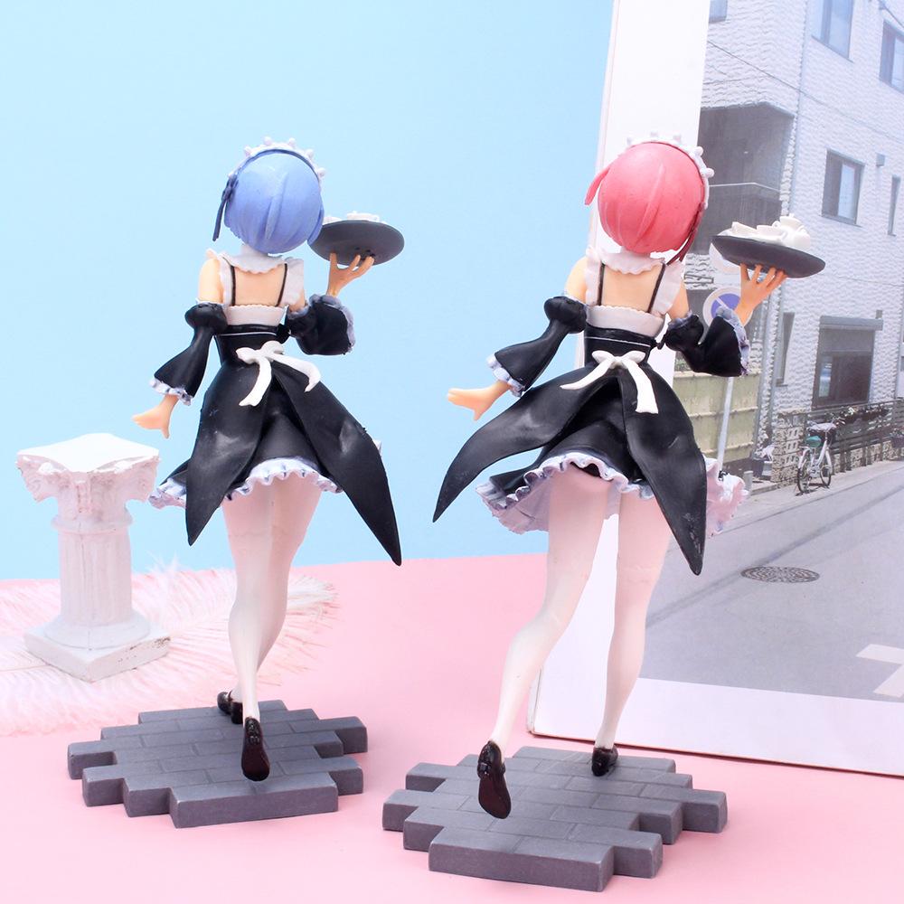 17cm Anime Figure kawaii girl apron maid dress PVC Action Model toy birthday gift