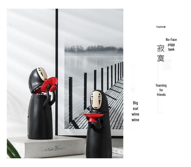 No-Face Man Electric Coin-Eating Piggy Bank