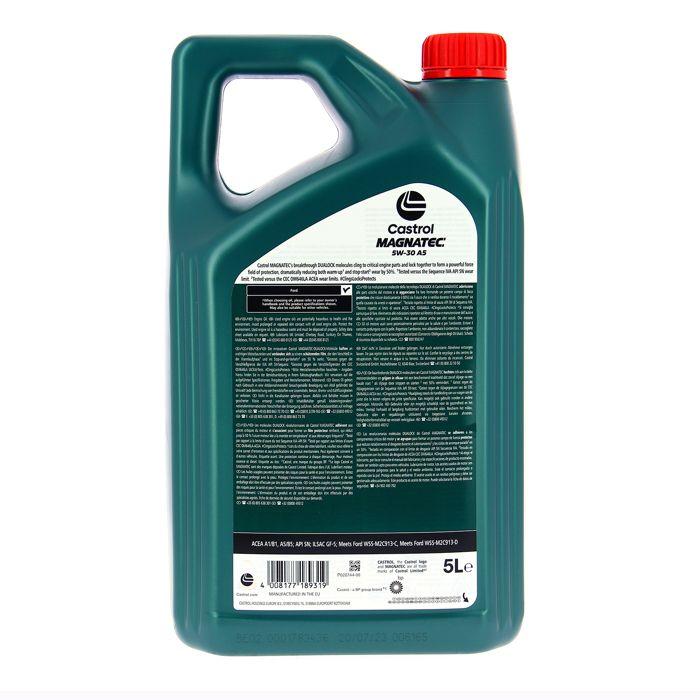 Huile Moteur - CASTROL Magnatec 5W-30 A5 - 5L - 5W30