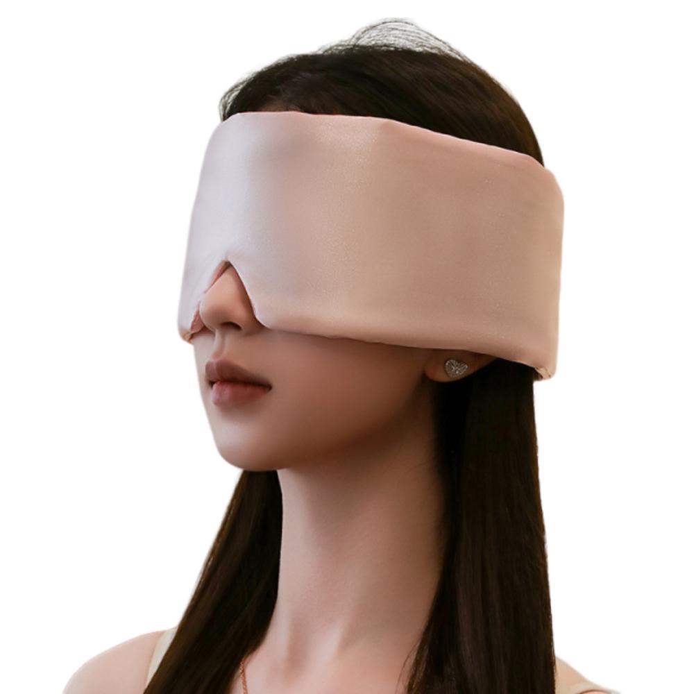 Stretchy Sleeping Eye Mask Adjustable Non-Intraocular Pressure Sleeping Aid Eyepatch Comfortable Soft Eye Shade Cover Travel Use