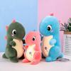 Plush Toy Creative Stall Dinosaur Doll Tyrannosaurus Rex Stuffed Toy Cute Children Pillow Big Eye Dragon Pillow Birthday Gift