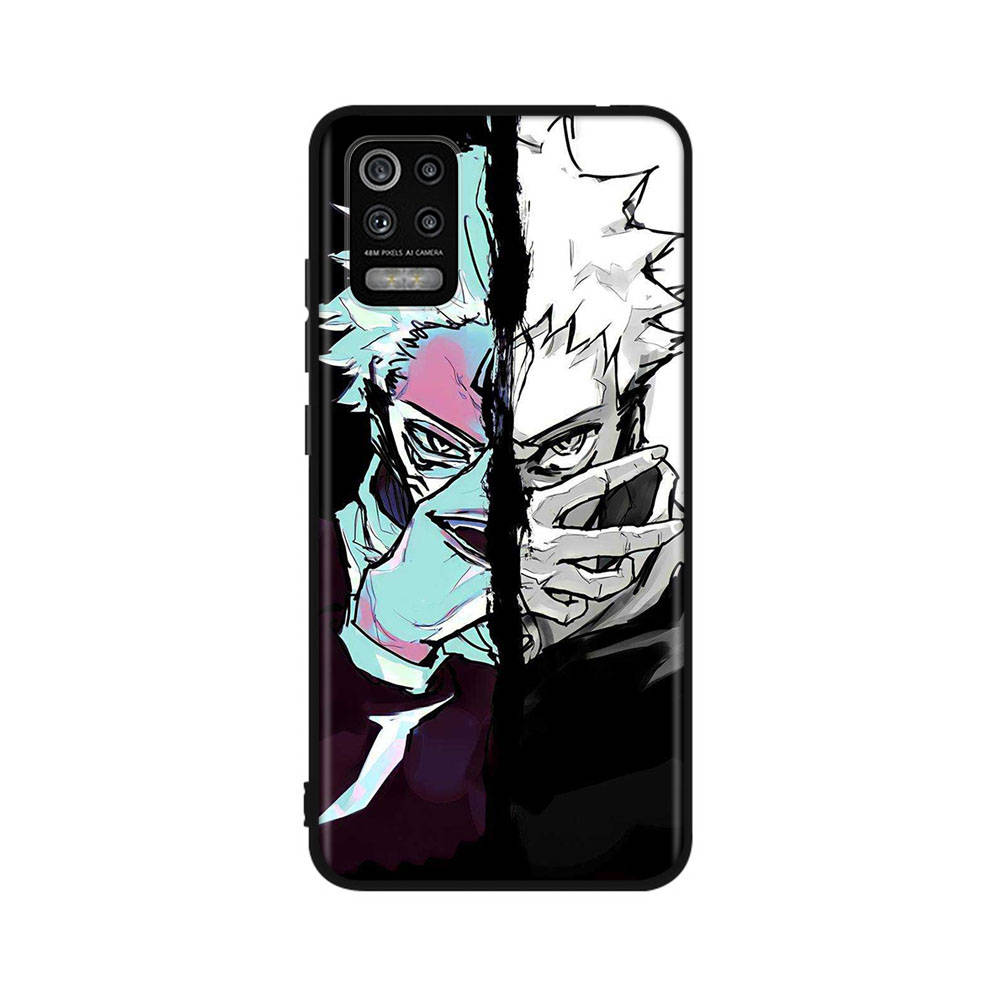 DT17Jujutsu Kaisen Case for OPPO Reno 8 6 5 4 Pro Find X3 A17 A31 A38 A40 A53 A54 A55 A74 A76 A78 A77 A80 A94 A95 A96 Lite Black Soft Cover