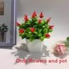 Fake Miniature Daisy Plant Decor With Plastic Craftsmanship For Living Spaces